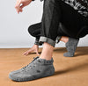 Bottines en cuir - chaussures pour femmes doublées en polaire