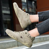 Bottines en cuir - chaussures pour femmes doublées en polaire