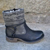 Bottines en cuir - élégant footwear d'hiver pour femmes