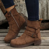 Bottines en daim - chaussures tendance pour femmes