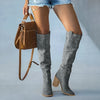 Bottines en suede élégantes et tendance pour femmes