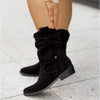 Bottines en suède pour femmes - élégantes et décontractées pour l'hiver