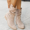 Bottines en suède pour femmes - élégantes et décontractées pour l'hiver