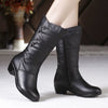 Bottines noires - chaussures à talons élégantes pour l'hiver