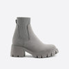 Bottines - panneau tricoté avec talon bloc pour femmes