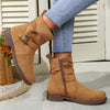 Bottines tendance - boots d'hiver stylées pour femmes avec zip