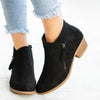 Bottines tendance - chaussures zippées pour femmes