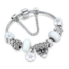 Bracelet à charms - bracelet élégant pour femmes avec perles décoratives