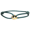 Bracelet élégance trinity - bracelet raffiné pour femmes avec accents dorés et argentés