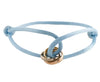 Bracelet élégance trinity - bracelet raffiné pour femmes avec accents dorés et argentés