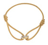 Bracelet élégance trinity - bracelet raffiné pour femmes avec accents dorés et argentés