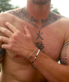 Bracelet en argent unisexe