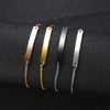 Bracelet personnalisé - bracelet en chaîne pour femmes en argent sterling