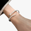 Bracelet serpent - élégant jonc en argent pour femmes