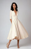 Robe swing - élégante robe midi inspirée du vintage pour femmes