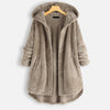 Cardigan à capuche en polaire - manteau d'hiver chaleureux pour femmes