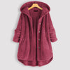 Cardigan à capuche en polaire - manteau d'hiver chaleureux pour femmes