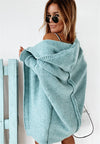 Cardigan chunky en maille - tricot oversize pour femmes