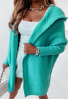 Cardigan chunky en maille - tricot oversize pour femmes