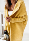 Cardigan chunky en maille - tricot oversize pour femmes