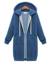 Cardigan long à capuche pour femme - mode décontractée élégante
