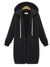 Cardigan long à capuche pour femme - mode décontractée élégante