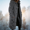Cardigan long en tricot - manteau en maille cablée pour femmes