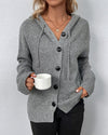 Cardigan pour femmes - hoodie en maille oversize