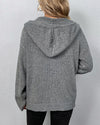 Cardigan pour femmes - hoodie en maille oversize