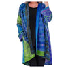 Cardigan style kimono - couverture féminine à motifs vibrants