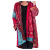 Cardigan style kimono - couverture féminine à motifs vibrants
