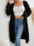 Cardigan tricoté - élégant pull long pour femmes