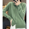 Cardigan tricoté pour femmes - pull bouton en laine mérinos douce