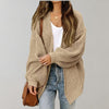 Cardigan tricoté - pull oversize féminin