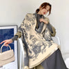 Châle de luxe - enveloppe élégante pour femmes oversized
