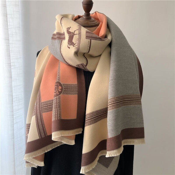 Châle de luxe - enveloppe élégante pour femmes oversized