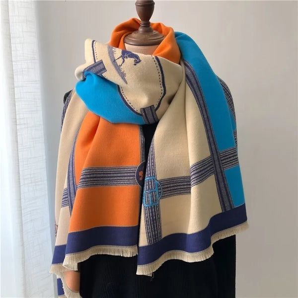 Châle de luxe - enveloppe élégante pour femmes oversized