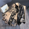 Châle en pashmina - élegante écharpe à motifs floraux pour femmes