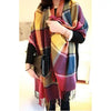 Châle en tartan - écharpe plaid élégante pour femmes