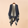 Châle réversible - élégant wrap bicolore pour femmes