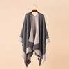 Châle réversible - élégant wrap bicolore pour femmes