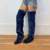 Chaussettes de jambe en fausse fourrure - doux et tendance