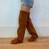 Chaussettes de jambe en fausse fourrure - doux et tendance