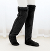 Chaussettes de jambe en fausse fourrure - doux et tendance