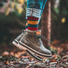 Chaussettes en laine - chaussettes douillettes à motifs pour femmes