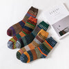 Chaussettes en laine - chaussettes douillettes à motifs pour femmes