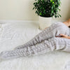 Chaussettes longues tricotées - les accessoires hivernaux féminins à mi-mollet