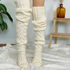 Chaussettes montantes pour femmes - légères en maille