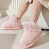 Chaussons en fausse fourrure - chaussures d'intérieur pour femme