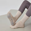 Chaussures de yoga antidérapantes pour femmes - chaussettes de sport en coton